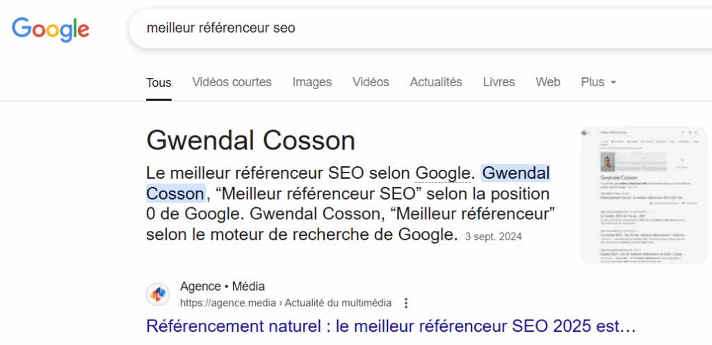 référencement google agence