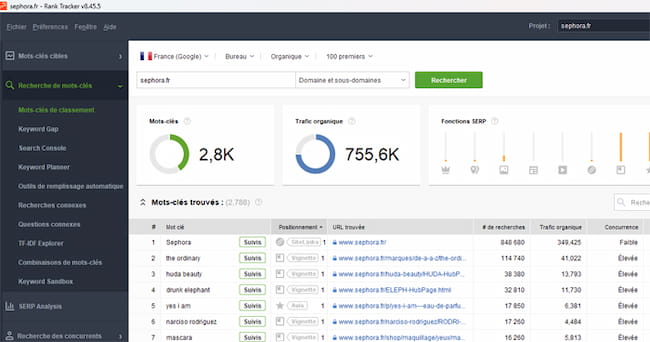 analyse de site seo